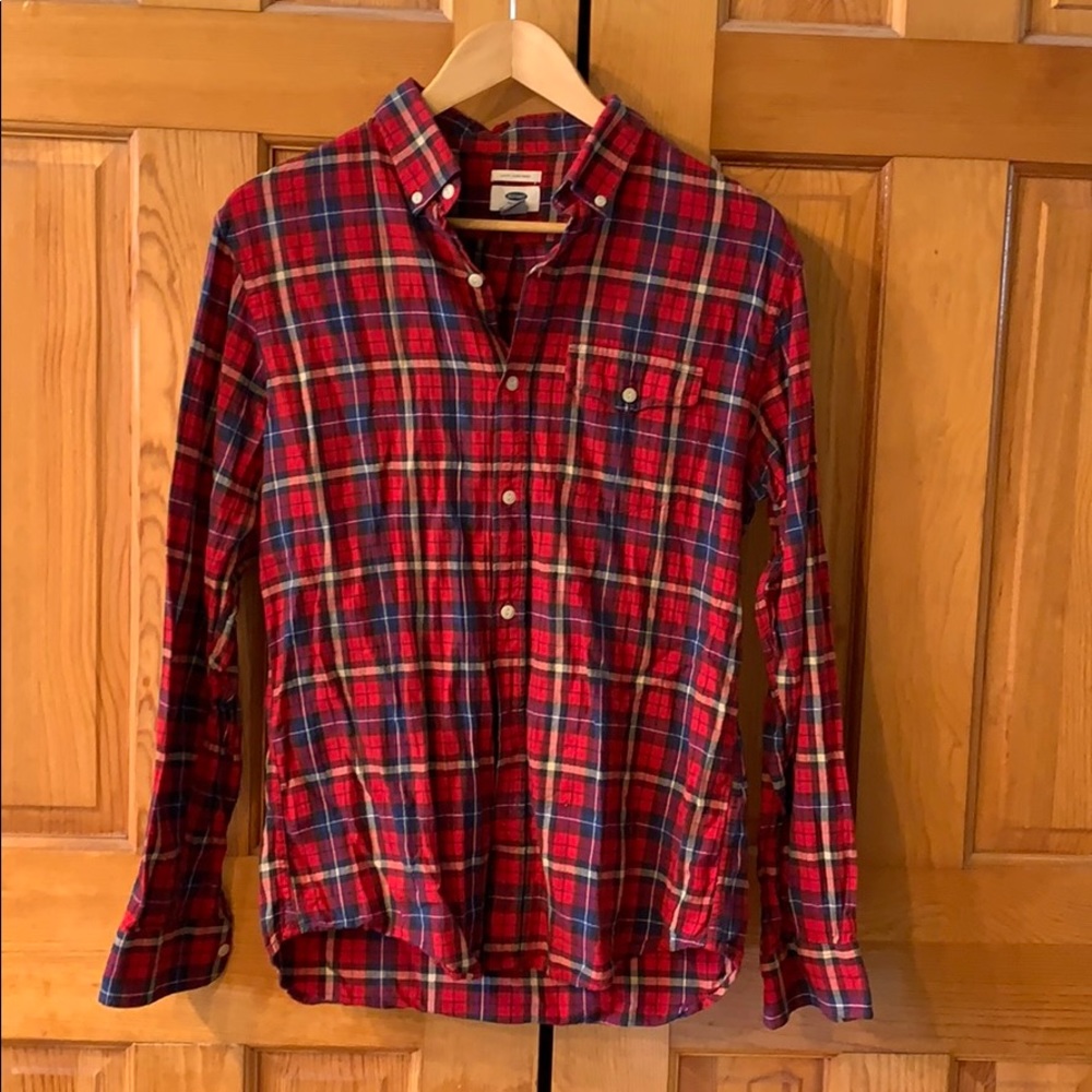Old Navy Plaid Shirt Slimfit